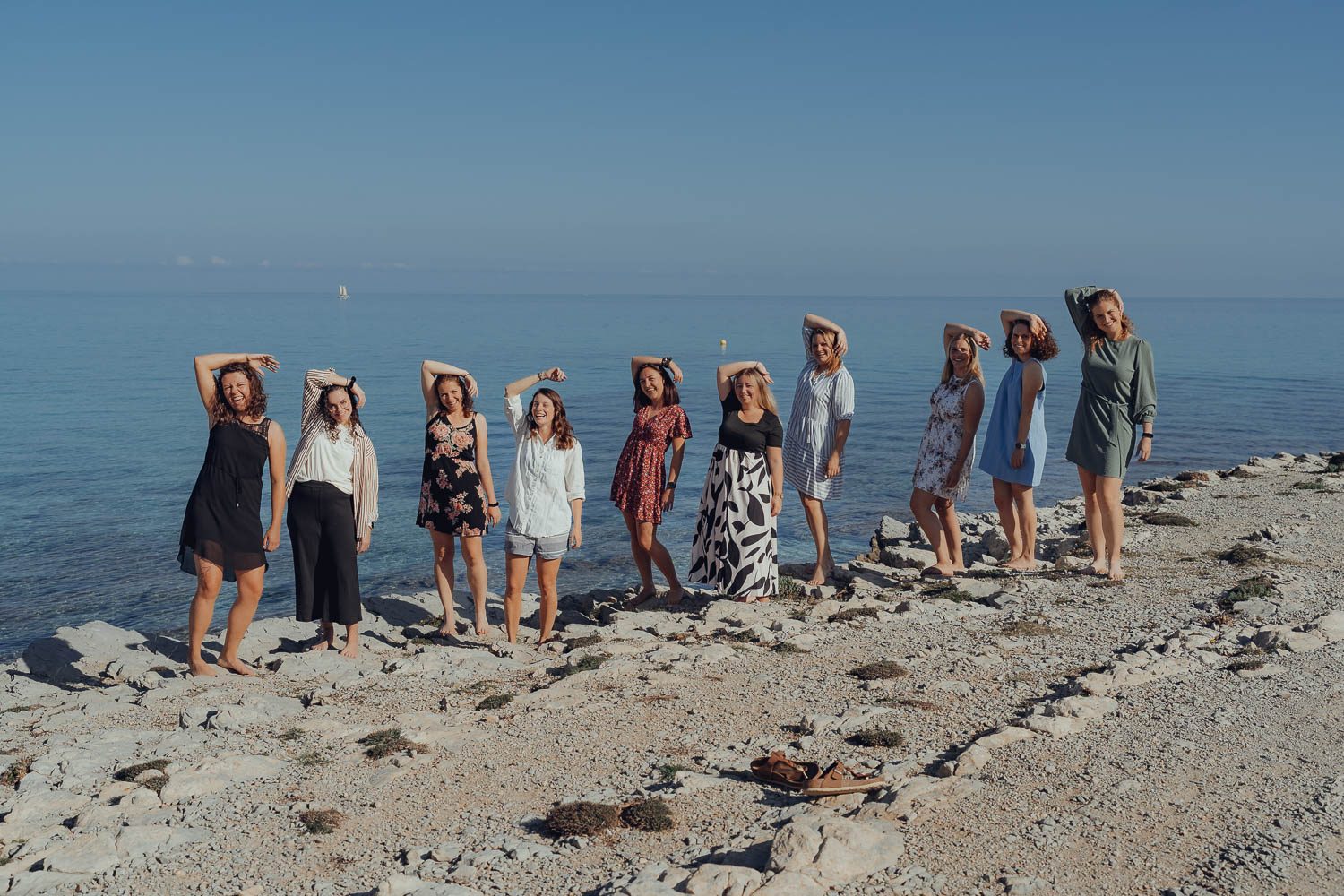 Best Friend Shooting Mallorca - Freundinnen im Sonnenuntergang
