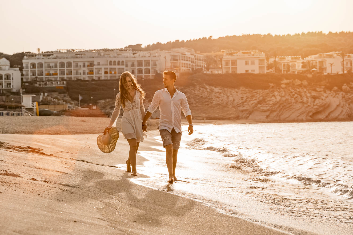 Blaue Stunde Mallorca Shooting - romantisches Foto im Dämmerungslicht